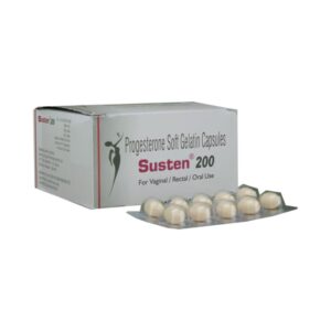 Progesterone (Natural Micronized) (200mg) Susten Soft Gelatin Capsule