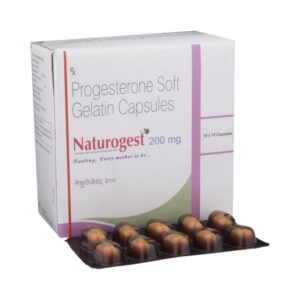 Progesterone (Natural Micronized) (200mg) Naturogest Soft Gelatin Capsule
