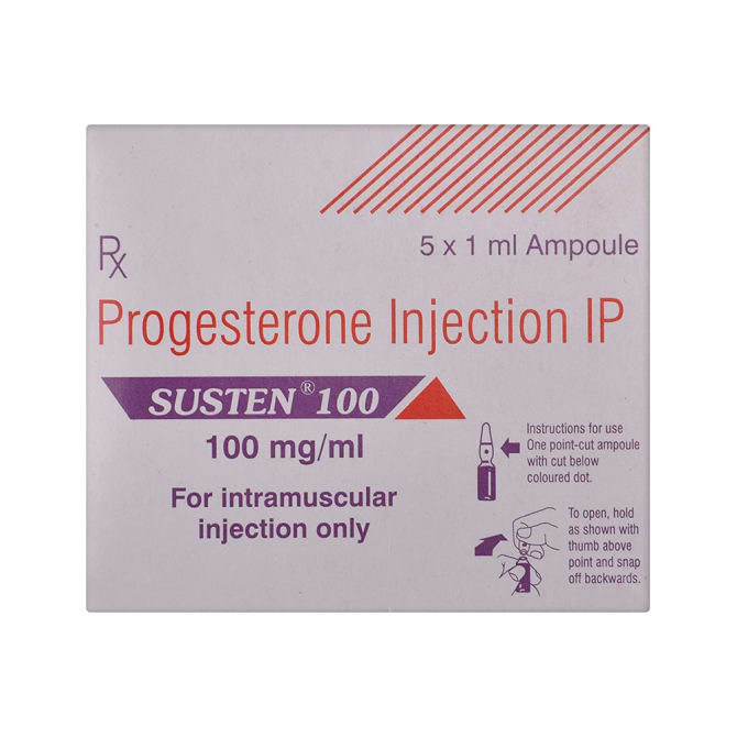 Progesterone (100mg/ml) Susten Injection