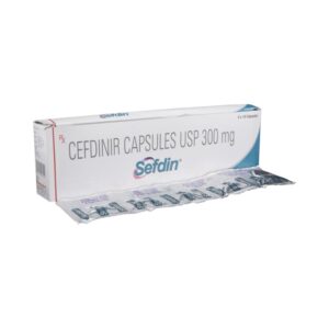 Cefdinir (300mg) Sefdin (Omnicef] Tablets