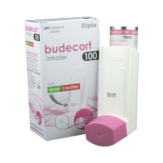 Budesonide (100mcg) (Budecort) Inhaler