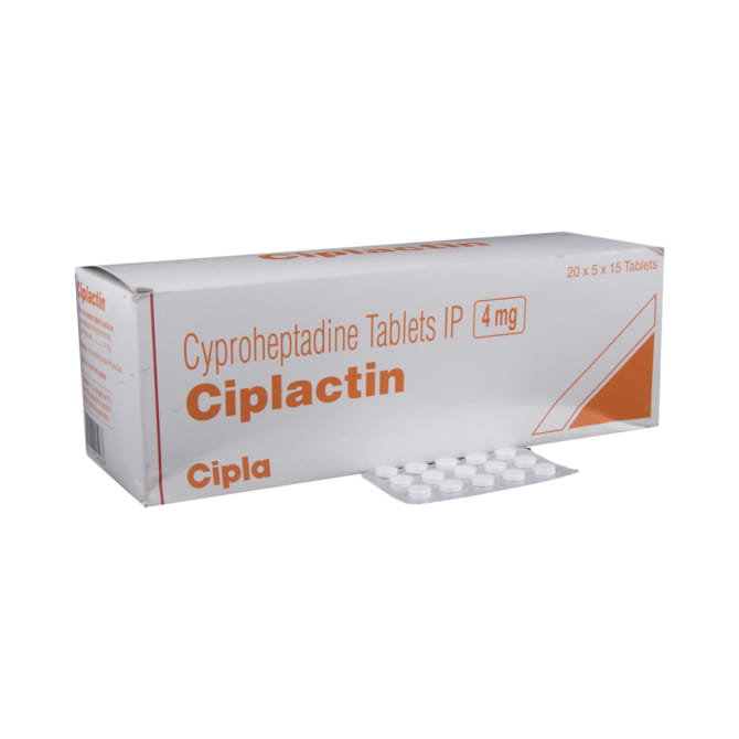 Cyproheptadine (4mg) Ciplactin (Periactin)