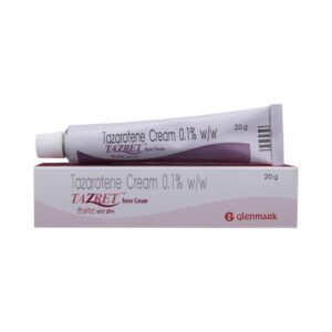 Tazarotene (0.1% w/w) (Tazret)Tazorac Cream