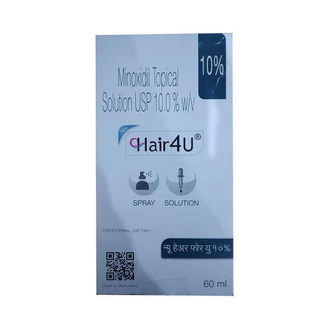 Minoxidil (10% w/v) New Hair 4U Solution