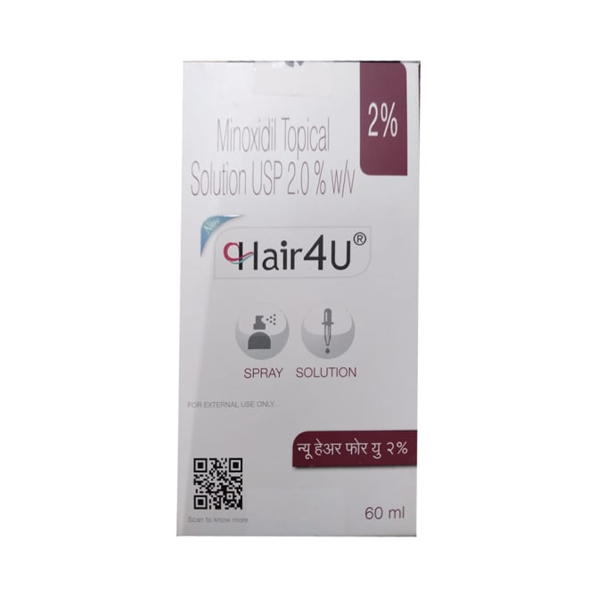 Minoxidil (2% w/v) New Hair 4U Solution