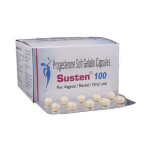 Progesterone (Natural Micronized) (100mg) Susten Soft Gelatin Capsule (prometrium)