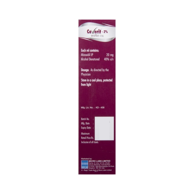 Rogaine (2% w/v) Coverit 2% Solution - Image 2