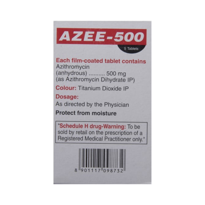 Azithromycin (500mg) (Azee) 15 Tablets(zithromax) - Image 3