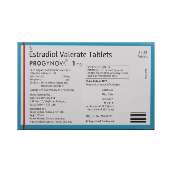 Estradiol (1mg) Progynova Tablet (Estrace) - Image 3