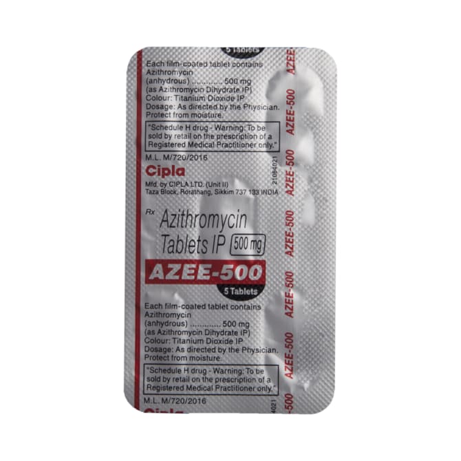 Azithromycin (500mg) (Azee) 15 Tablets(zithromax) - Image 5