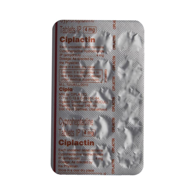 Cyproheptadine (4mg) Ciplactin (Periactin) - Image 5