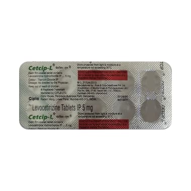 Levocetirizine (5mg) Cetcip L (Xyzal) - Image 4