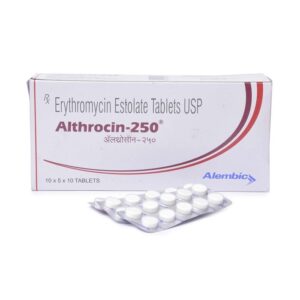 Erythromycin (250mg) Althrocin (Erythrocin)