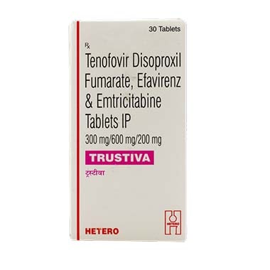 Emtricitabine (200mg) + Tenofovir disoproxil fumarate (300mg) + Efavirenz (600mg) ATRIPLA(TM) Tablet