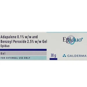 Adapalene (0.1% w/w)+Benzoyl Peroxide (2.5% w/w) Epiduo Gel