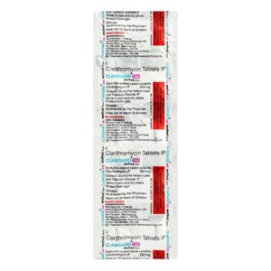 Clarithromycin (250mg) (generic Biaxin)