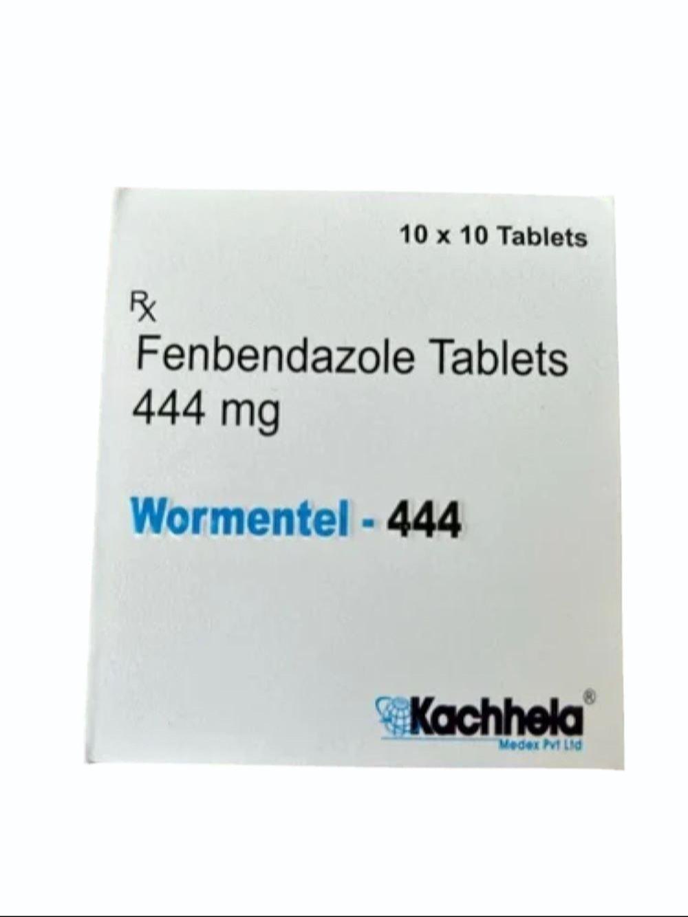 Fenbendazole 444mg (Wormentel) Tablets