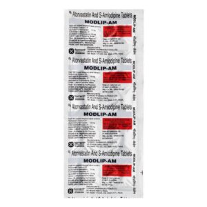 Amlodipine (2.5mg) + Atorvastatin (10mg) Caduet