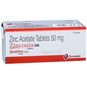 Zinc Acetate 50mg (Zinconia) Tablets