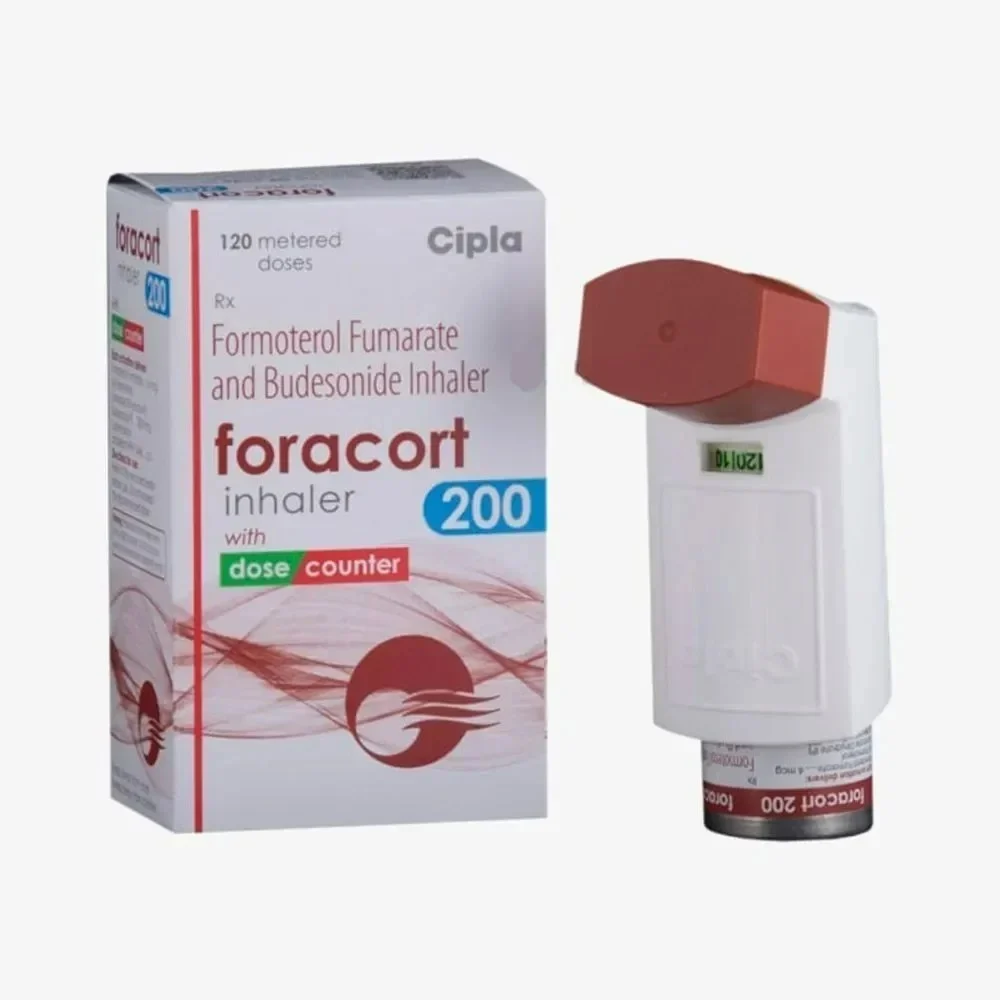 Formoterol (6mcg) + Budesonide (200mcg) Foracort Inhaler