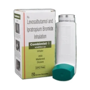 Levosalbutamol (100mcg) + Ipratropium (80mcg) Combivent